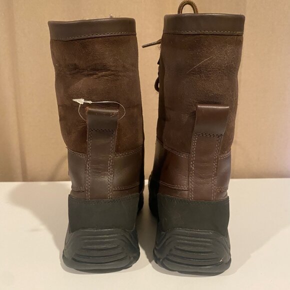 UGG Women's Lace-Up‎ Brown Boots Size 6 Waterproof Vibram Sole Winter Snow - Picture 6 of 11